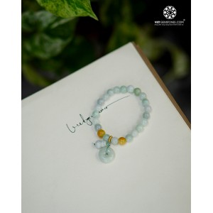 Vòng Tay Cẩm Thạch Tự Nhiên 8mm